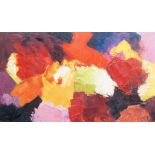 British School, mid-late 20th century- Untitled abstract composition; oil on canvas, signed and