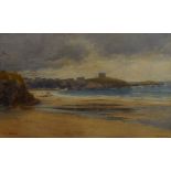 John Heaton, British act. 1884-1890- Newquay; watercolour, signed and titled, 26x42cm, Provenance: