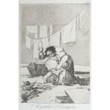 Francisco José de Goya y Lucientes, Spanish 1746-1828- Si quebró el cantaro, plate 25 from 'Los