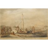 Henri Merke, British/Swiss fl. 1799-1820- Killing Game in Boats/Chasse au Gibier en Bateaux, after