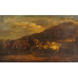 After Rosa Bonheur, French 1822-1899- The Horse Fair; oil on canvas, 81x115cm (unframed) Please
