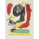 Joan Miró, Spanish 1893-1983- Untitled, 1964; screenprint in colours on smooth wove, signed and