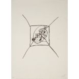 Antoni Tàpies, Spanish 1923-2012- Llambrec-9, 1975; lithograph on Guarro wove, signed and numbered