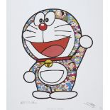 Takashi Murakami, Japanese b.1962- Doraemon: Thank You, 2018; offset lithograph in colours on smooth