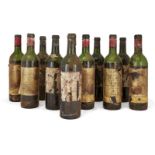 Chateau Durfort-Vivens 1970, Margaux, five bottles, with a further five bottles of an unknown