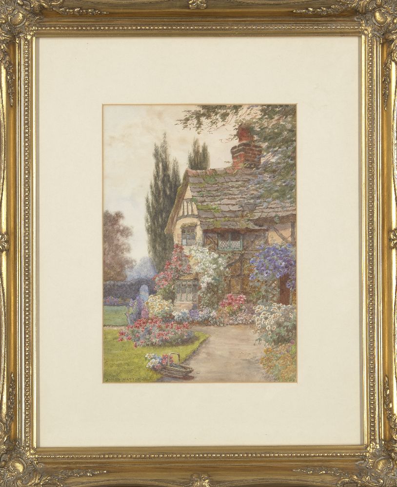 James Matthews, British, late 19th/early 20th century- West Burton and Egdeen, Sussex; watercolours, - Bild 4 aus 4