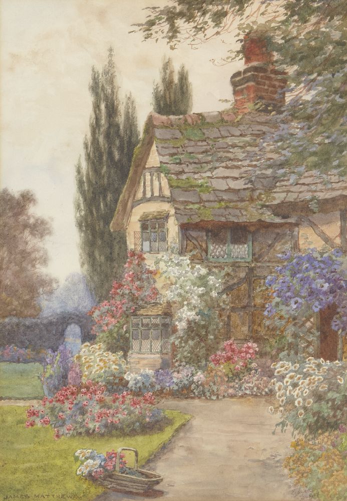 James Matthews, British, late 19th/early 20th century- West Burton and Egdeen, Sussex; watercolours, - Bild 3 aus 4