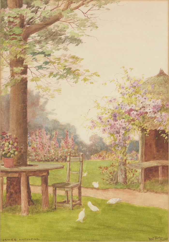 James Matthews, British, late 19th/early 20th century- West Burton and Egdeen, Sussex; watercolours,