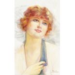 Philip Simmonds, British, early 20th century- Golden Reveries; watercolour heightened with white,