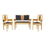 Marcel Kammerer, a model '414' salon suite, Second half 20th Century, unmarked, probably made by