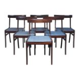 Ole Wanscher (Danish 1903-1985), a set of six mahogany 'Rungstedlund' dining chairs for Poul