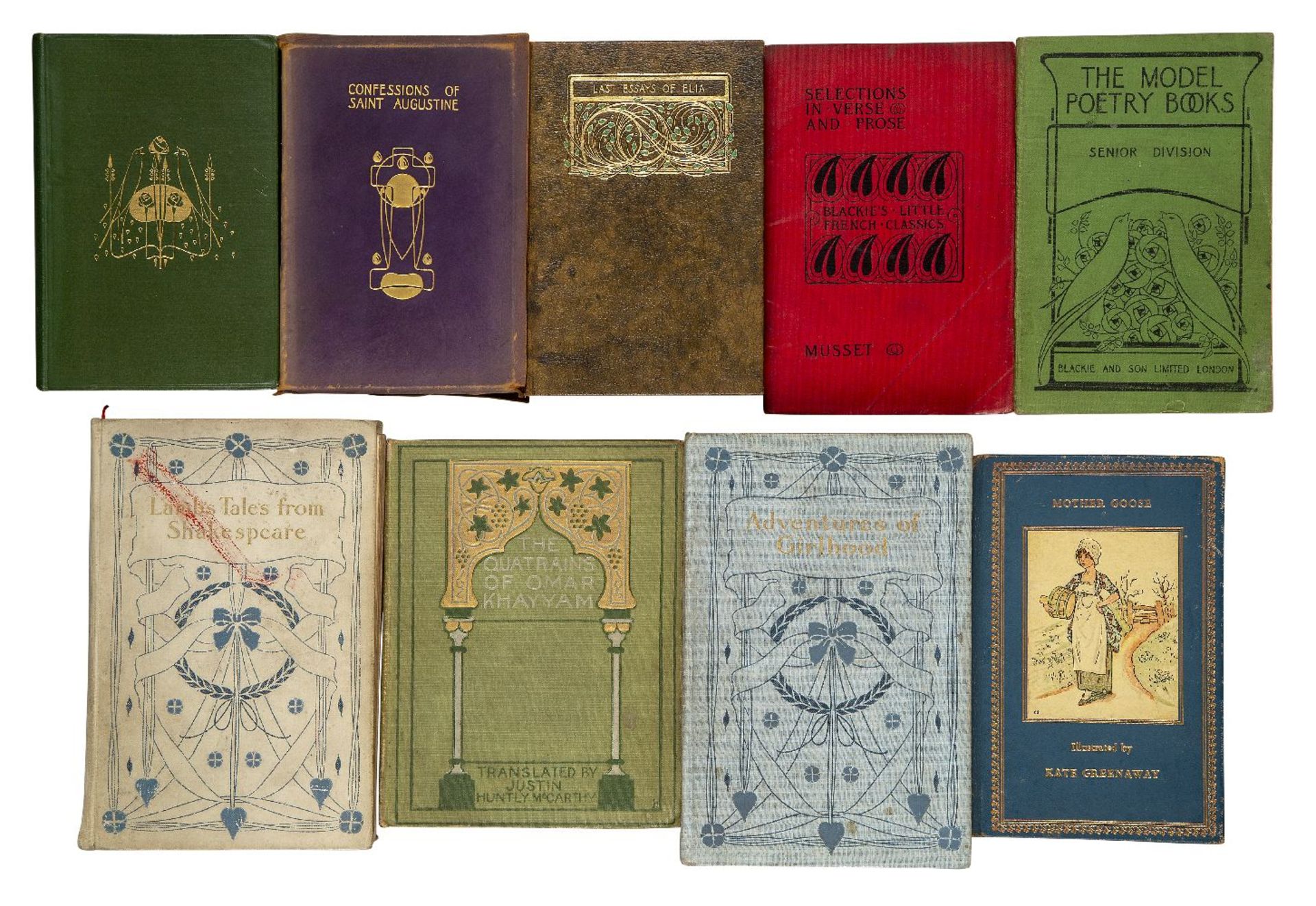 Blackie and Son Ltd, a quantity of books with decorative covers, some in the ‘Glasgow school’ - Bild 5 aus 8