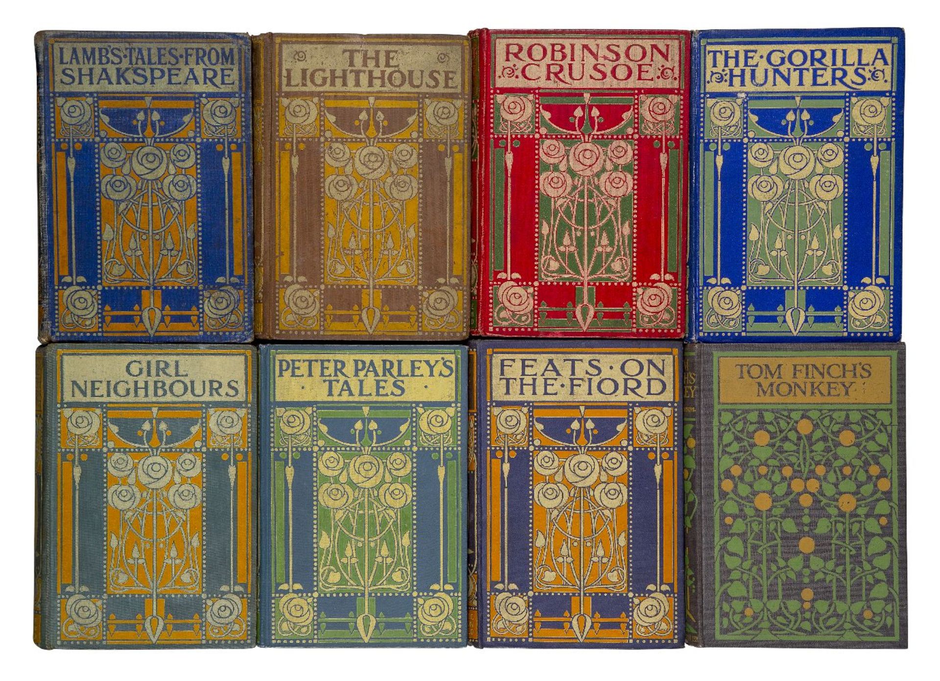 Blackie and Son Ltd, a quantity of books with decorative covers, some in the ‘Glasgow school’ - Bild 7 aus 8