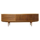 Robert Heritage (British b.1927), a 'Hamilton' teak and rosewood sideboard, for Archie Shine Ltd,