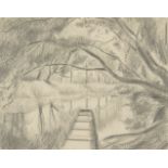 Blair Hughes-Stanton, British 1902-1981 - Stour; pencil on paper, 21.4 x 27.3 cm (ARR) Note: Blair