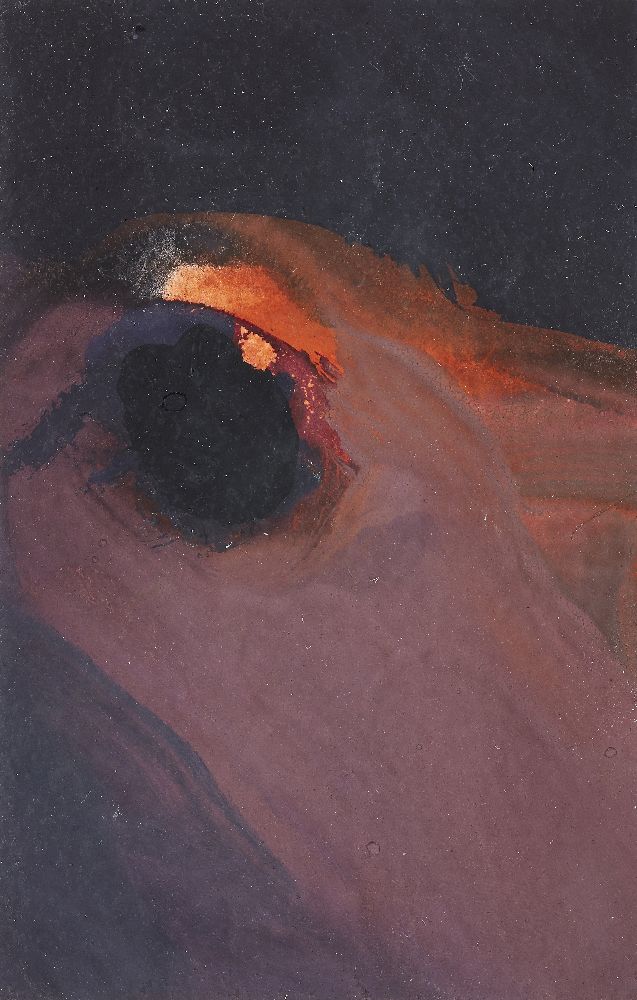 John Miller FRSA, British 1931-2002 - Abstract Landscape; acrylic on paper, 11.6 x 7.8 cm: - Image 4 of 9