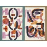 Eileen Agar RA, British 1899-1991 - Abstract Composition; gouache and collage on paper, signed lower