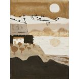 Mary Fedden OBE RA RWA, British 1915-2012 - Landscape in France, 1967; watercolour, gouache and