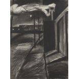 Maurice Cockrill RA, British 1926-2013 - Nocturne Study, 1979; charcoal on paper, signed with