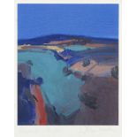 John Miller FRSA, British 1931-2002 - Penwith Hills; gouache on paper, signed lower right and titled