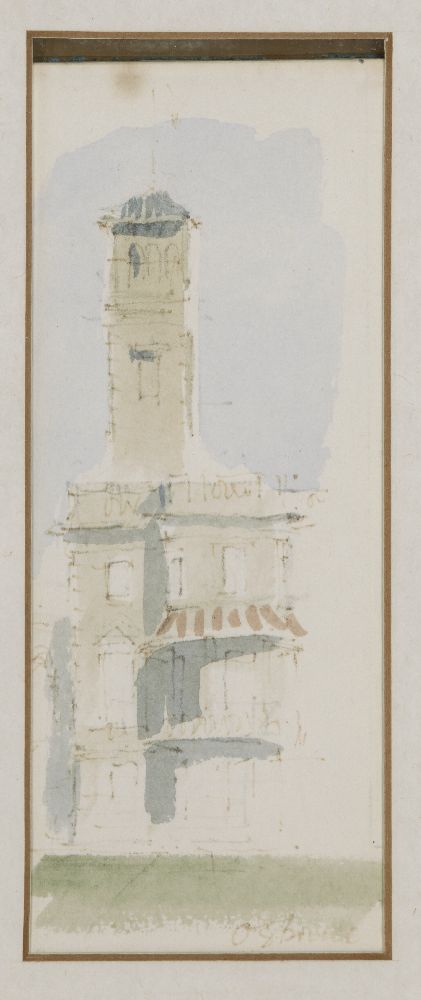 Sir Hugh Casson PRA, British 1910-1999 - Osborne House; watercolour on paper, titled lower right '
