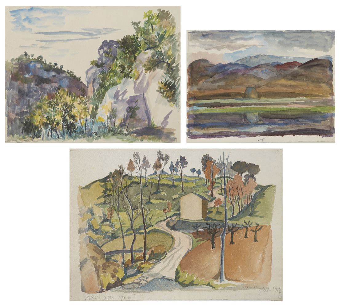 Robert Mackechnie, Scottish 1894–1975 - Early Watercolour, c.1928; watercolour on paper, inscribed