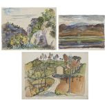 Robert Mackechnie, Scottish 1894–1975 - Early Watercolour, c.1928; watercolour on paper, inscribed