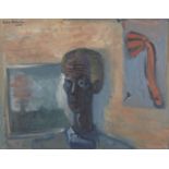 John Melville, British 1902–1986 - Self-portrait, 1961; oil on canvas, signed and dated upper