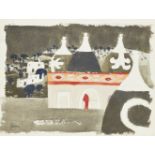 Mary Fedden OBE RA RWA, British 1915-2012 - Trulli House in Apulia; pencil, watercolour and