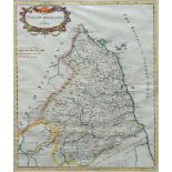 Emanuel Bowen, British 1694-1767- Map of St Helena; hand-coloured engraving, 35.5 x 43 cm; Robert