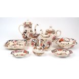 A combination part tea and dinner service, 20th Century, to include a group of Mason's Patent