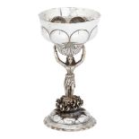 A German silver liqueur goblet in 17th century style, Bad Kissingen, c.1900, Simon Rosenau,