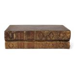 BEWICK (T.) (ed.), HISTORY OF BRITISH BIRDS, 2 Vols., brown leather boards with gilt bordering and