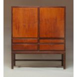 A Danish Master cabinet, late 20th Century, In the manner of Ole Wanscher, fitted with two doors