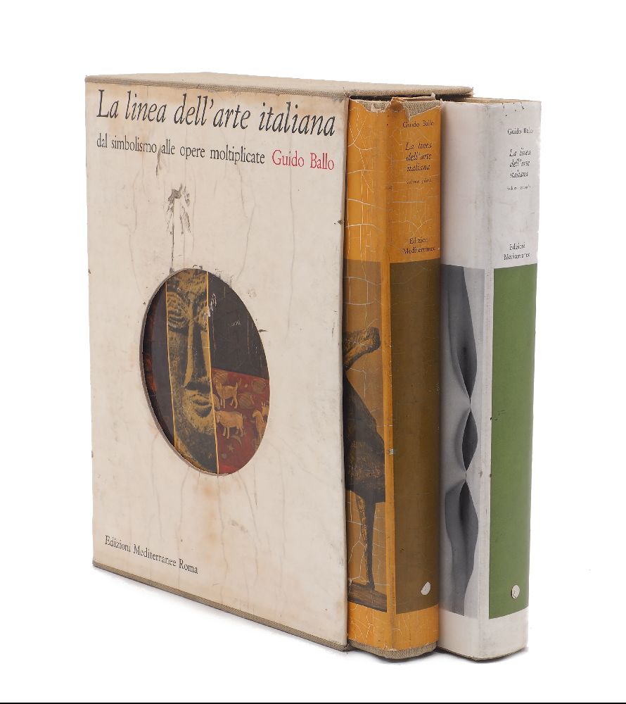 BALLO (G.), LA LINEA DELL'ARTE ITALIANA, 2 Vols., with dust covers and in hard linen sleeve,