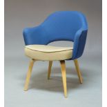 Eero Saarinen (Finnish 1910-1961), An ‘Executive’ armchair for Knoll c.2015, manufacturer’s label to