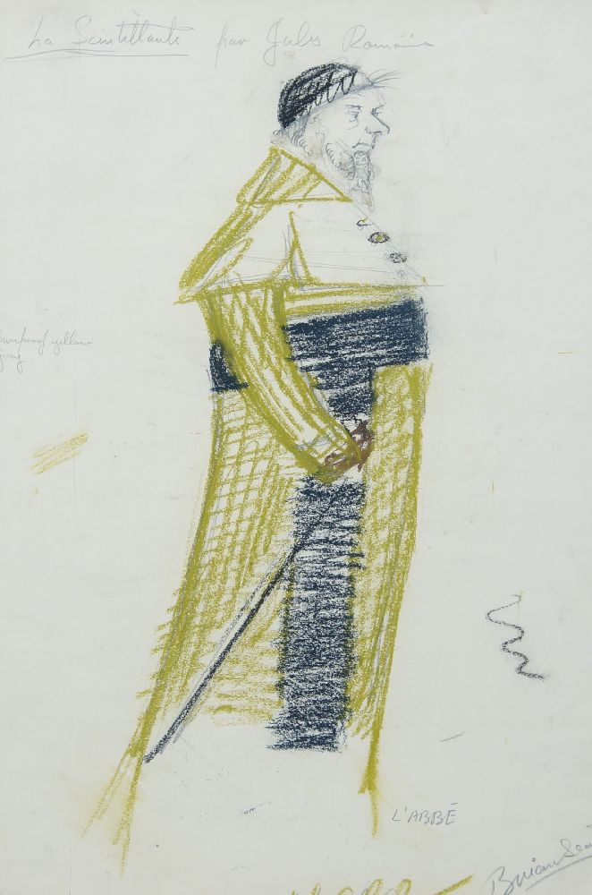 Brian Seaton, British, mid-20th century- Costume designs for La Scintillante; coloured chalks and - Image 2 of 4