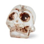 A rock crystal skull, probably Mexico, Central America, 19th century or earlier, 2.1cm. high