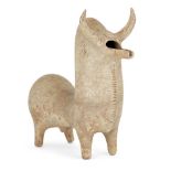 An Amlash-style pottery bull rhyton, Iran, Not ancient, 36 x 28cm. high Please refer to department