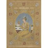 Property from an Important Private Collection A portrait of the Emperor Akhbar, Delhi, India,