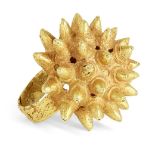 An Ashanti gold ring, Ghana, Africa, 19th century, 34 grams Provenance: Private family collection