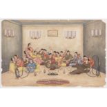 A company school painting of women smoking hashish in a harem, Patna, India, circa 1850, opaque