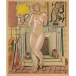 After Henri Matisse, French 1869-1954- Nu devant la cheminée, c.1950; lithograph in colours on wove,