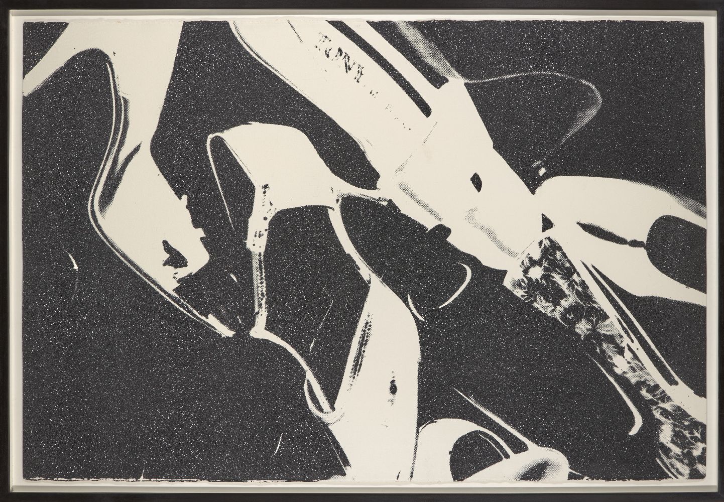 Andy Warhol, American 1928-1987- Shoes (Black and White) [Feldman and Schellmann II. 255], 1980; - Image 2 of 3