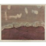 Sir Sidney Nolan OM AC CBE, Australian 1917-1992- Desert Landscape, 1982; screenprint in colours