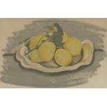 After Georges Braque, French 1882-1963- Untitled Still Life with Lemons; lithograph in colours on