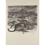 Sir Sidney Nolan OM AC CBE, Australian 1917-1992- Rinder Subject V, 1969; lithograph on Arches wove,