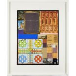 Sir Peter Blake CBE RDI RA, British b.1932- Homage to Rauschenberg I, 2011; screenprint in colours