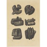 Henry Moore OM CH FBA, British 1898-1986- Six Stones [CGM 300], 1973; lithograph on cream wove,