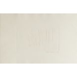 Robert Adams, British 1917-1984- White Print No.1, 1971; engraving on wove, signed dated and